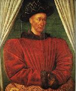 FOUQUET, Jean Portrait of Charles VII of France dg China oil painting reproduction